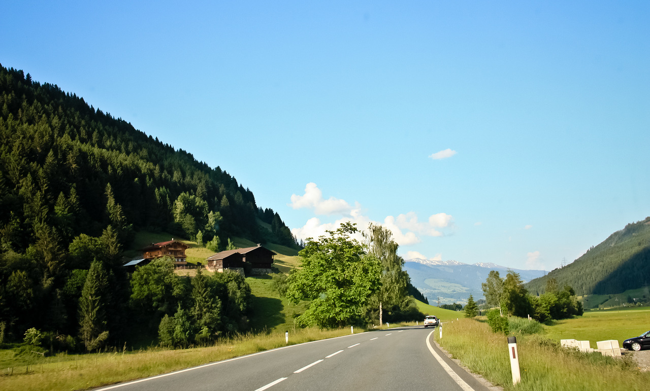 дорога в Альпах